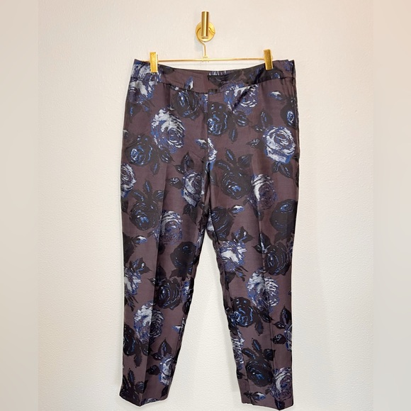 Talbots NWT Floral Ankle Pants Size 10P - Picture 1 of 10